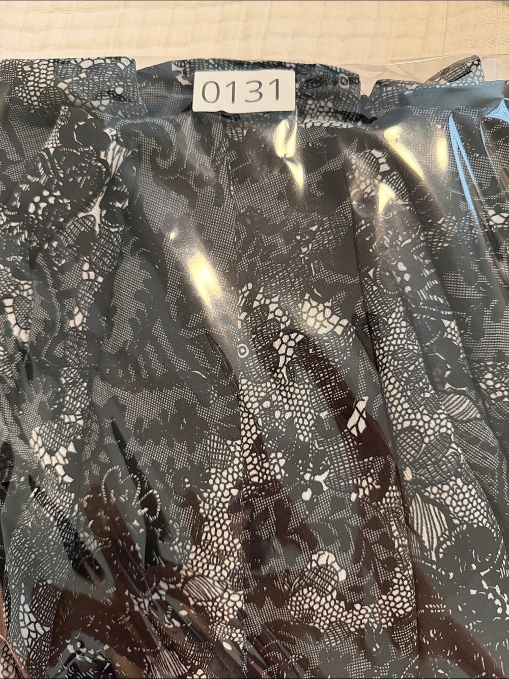 East 5th Black & Gray Floral A-Line Skirt sold at JcPenny - Picture 7 of 7